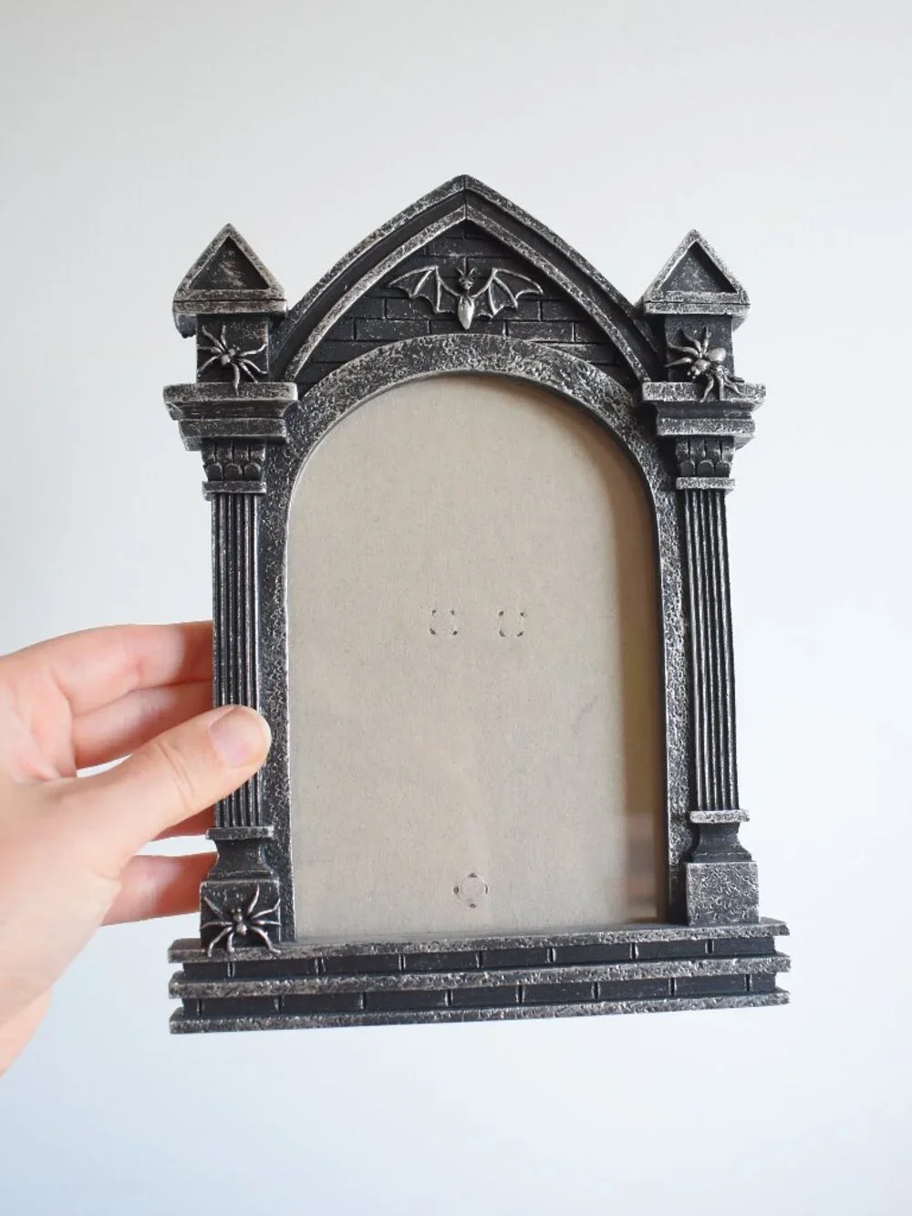 Vampire Bat Spider Spooky Gothic Picture Frame Halloween Decor